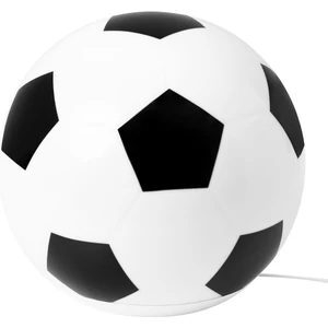 Çocuk Masa Lambası, Beyaz-Siyah, 200 Lm, Led'li Futbol Topu Modelli