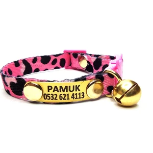 Güvenlik Kilitli Kedi Tasması, Isimli Kedi Tasması, Kedi Künyesi, Kedi Isimlik, Safety Click Tasma