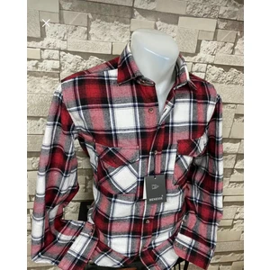 Slim Fit Yakalı Oduncu Gömleği