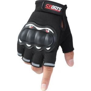 Yarım Parmak Korumalı Paintball Motorcross Bisiklet Motorsiklet Eldiveni