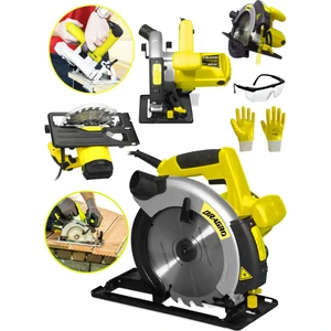 Alman Pro 4200 Watt Lazerli Bakir Sargili Metal Şanzuman Sunta Kesme Daire Testere Makinesi 185 mm Sarı