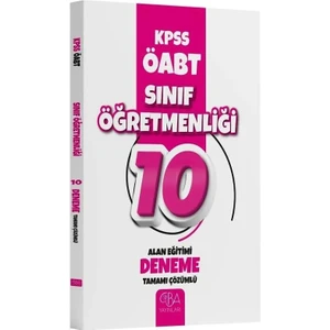 CBA Akademi ÖABT Sınıf Öğretmenliği Alan Eğitimi 10 Deneme