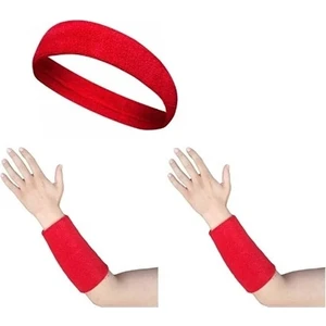 By Leon 1982 Sporcu Havlu Bandana Headband ve 2 Adet Uzun Basketbol Tenis Futbol Için