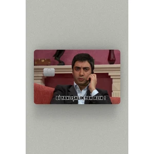 Kurtlar Vadisi Polat Yanlış Yok Alın Kredi Kartı & Akbil Sticker Kaplama (2 ADET)