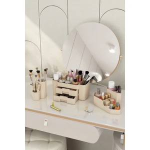 Dovi Home Makyaj Düzenleyici ve Kozmetik Saklama Kutusu Organizer 3'lü Set
