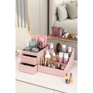 Dovi Home Makyaj Düzenleyici ve Kozmetik Saklama Kutusu Organizer 2'li Set
