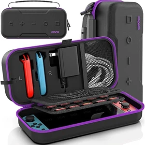 Nintendo Switch OLED Uyumlu Adaptör İçin Batching Çantası - Mor (Yurt Dışından)