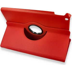 Tech Gross iPad 10.2 (8.nesil) Kılıf 360 Tablet Deri Kılıf - Kırmızı