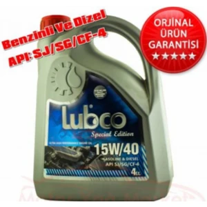 Lubco 15w40 4 Litre Benzinli-Dizel Motor Yağı( Üretim Yılı: 2023)