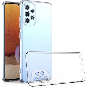Samsung Galaxy A72 Kamera Korumalı Şeffaf Yumuşak Silikon Kılıf