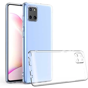 Samsung Galaxy A81 (Note 10 Lite) Kamera Korumalı Şeffaf Yumuşak Silikon Kılıf