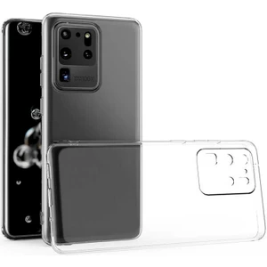 Samsung Galaxy S20 Ultra Kamera Korumalı Şeffaf Yumuşak Silikon Kılıf