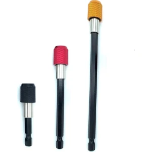 1/4 Bits Hex Altıgen Uçlu Uzatma Adaptörü Mıknatıslı Vidalama 3lü