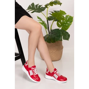 Kırmızı Renk  Ortopedik Spor Sandalet