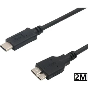 5242 USB Type C To Micro USB 3.0 Taşınabilir HDD Hard Disk Kablosu 2m (2 Metre)