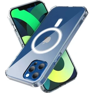 Efnan Store Apple iPhone 11 PRO MAX Kılıf Magsafe Destekli Şeffaf Magsafe