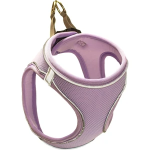 Air Mesh Kedi Köpek Göğüs Tasması Çift Reflektörlü, Terletmeyen Lila / Lilac