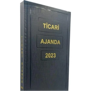 2023 Ticari Ajanda Cilt Bezli 17 x 25 cm
