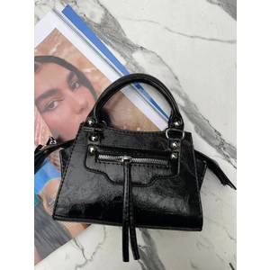 Zeyzey Butik Mira Black Deri Kadın Çanta