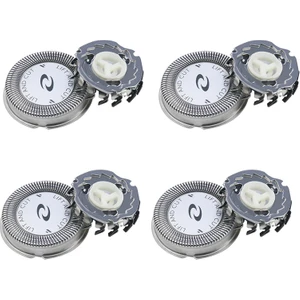 Philips Norelco Hq3 HQ30/HQ32/HQ36/HQ300 Için 4 Adet Yedek Tıraş Makinesi Kafası Bıçak Kesiciler, Gümüş (Yurt Dışından)