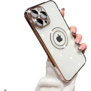Apple iPhone 14 Pro Max Kılıf Prıltılı Çıkartılabilir Kamera Lens Korumalı Esta Kapak
