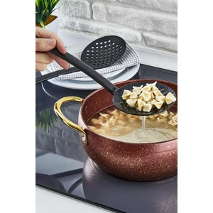 Teflon Servis KEVGİR-220 Dereceye Kadar Dayanıklı-Siyah