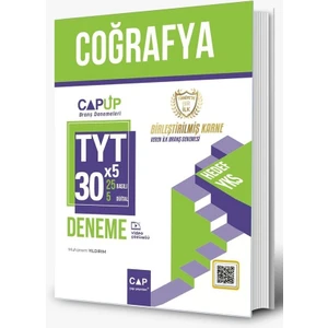 Çap Yayınları TYT Coğrafya 30 x 5 Up Deneme