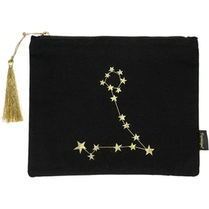 Niselen Accessorize Balık Burcu Yıldız Haritası Siyah Makyaj Çantası
