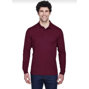 Fires Giyim Bordo Polo Yaka Uzun Kollu Tişört Pamuklu Uzun Kol Polo Yakalı Kışlık Tshirt10