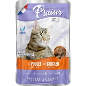 Chicken and Liver Pouch Adult Cat Tavuk Etli ve Ciğerli Yaş Yetişkin Kedi Maması 100Gr