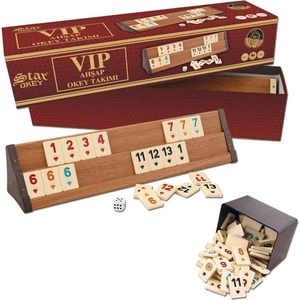 Star Oyun Aletleri Star Vip Ahşap Okey Takımı