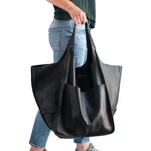 Yingxinfeng Store Kadın Büyük Pu Deri Satchel El Çantası Iş Tote Omuz Çantaları Çanta Çanta Yumuşak Crossbody Büyük Boy Çanta (Yurt Dışından)