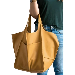 Yingxinfeng Store Kadın Büyük Pu Deri Satchel El Çantası Iş Tote Omuz Çantaları Çanta Çanta Yumuşak Crossbody Büyük Boy Çanta (Yurt Dışından)