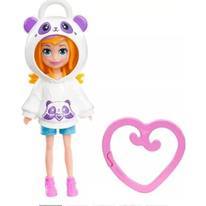 Polly Pocket Kapüşonlu Bebek -Panda HKV98 HKW00 Lisanslı Ürün