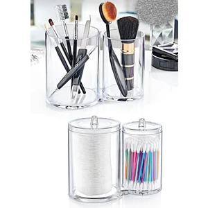 Ahir Ticaret Ikiz Kutular Pamukluk Makyaj Malzemeleri Düzenleyici Ak- 730