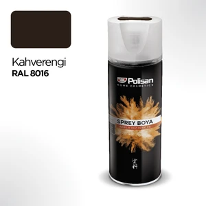 Akrilik Kahverengi Sprey Boya 400 ml - RAL 8016