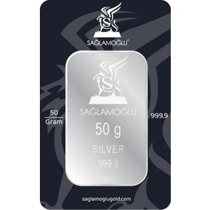 50 Gram Külçe Gümüş