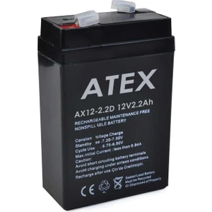 Akü 12V 2.2A Dik (7X10X4.5CM) Atex