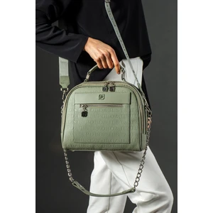 Just Polo Yeşil Yeni Sezon Orta Boy 4 Bölmeli Omuz ve Çapraz Çantası 24X29CM MDS4025