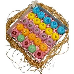 Star Bomb Doğal Banyo Topu Nem Bombası Manikür Pedikür Topu Karışık 25 Adet 45 gr