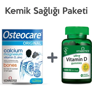90 Tablet + Ultra Vitamin D Gummies - Kemik Sağlığı Paketi