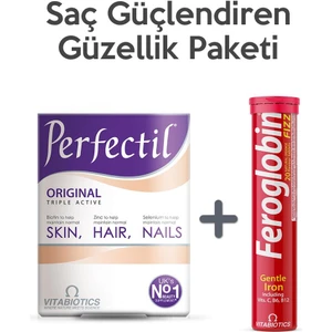 Saç Cilt Tırnak Sağlığı Vitamini Ve Feroglobin Enerji Desteği Paketi