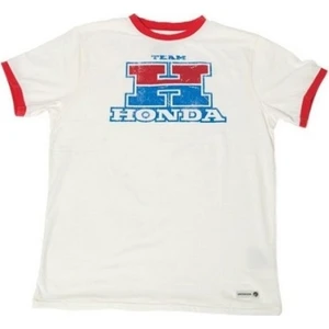 H Logolu Beyaz T-Shırt