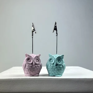 Oasis Decoration Baykuş Not Tutucu 2'li Set Nane - Pembe