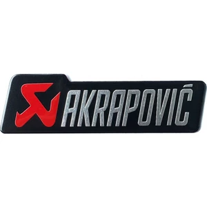 Akrapovic Dikdörtgen Sticker Kırmızı