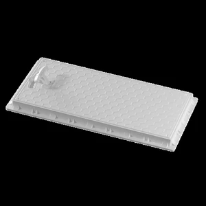 30X60 Düz Plastik Rögar Menhol Kapak ve Çerçeve