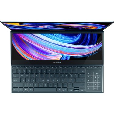  ASUS ZenBook Pro Duo 15 UX582 Laptop, 15.6” OLED 4K Touch  Display, i7-12700H, 16GB, 1TB, GeForce RTX 3060, ScreenPad Plus, Windows 11  Home, Celestial Blue, UX582ZM-AS76T : Electronics