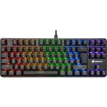 GameBooster GM06B Plus Rainbow Aydınlatmalı  TKL Mekanik Red Switch Oyuncu