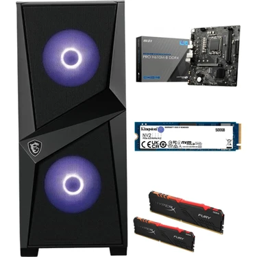 Msı Intel Core I5 13400F / Rtx 3060 12GB / 16GB Ddr4 / 500 Fiyatı