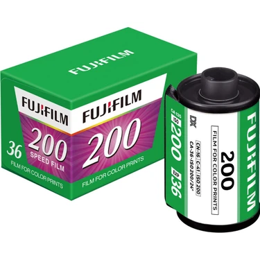 Fujifilm 200 200ASA 36LIK Renkli Film 35 mm 36POZLUK (1ADET